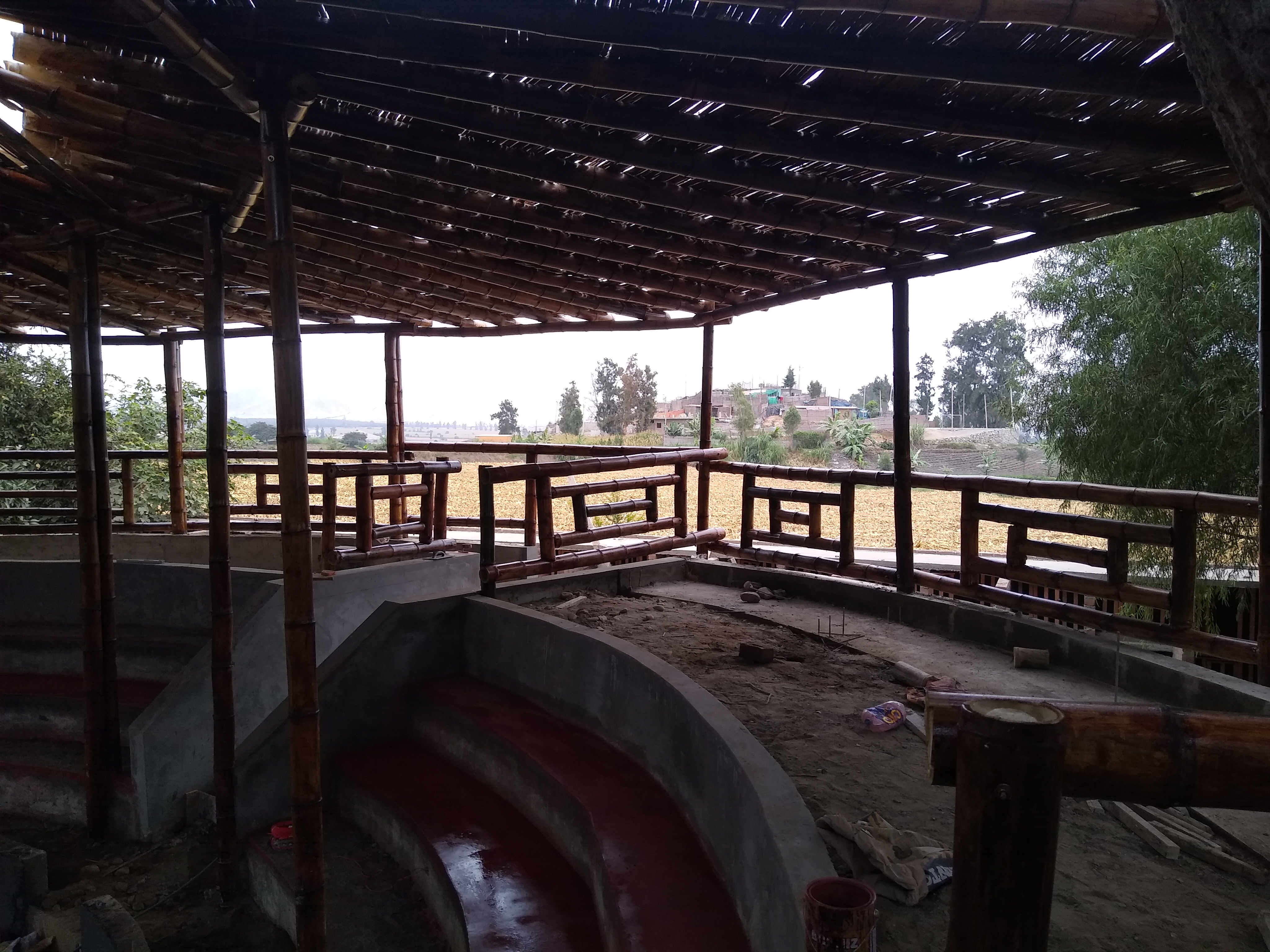 Coliseo de gallos pampa san alejo